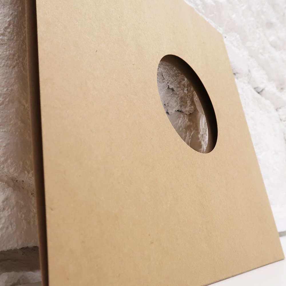 33T Kraft Cardboard Sleeve with Hole