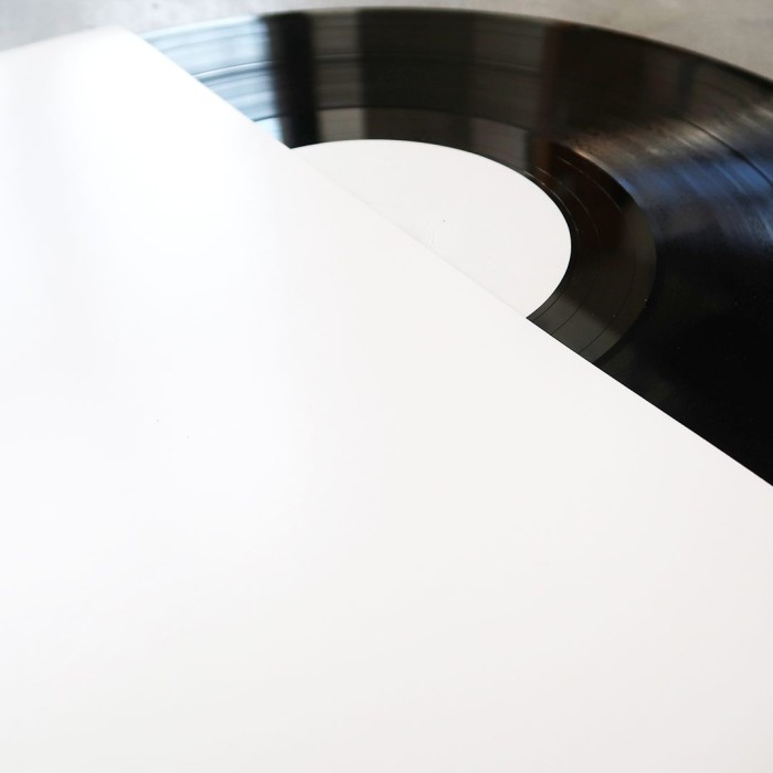 Solid vinyl record sleeve
