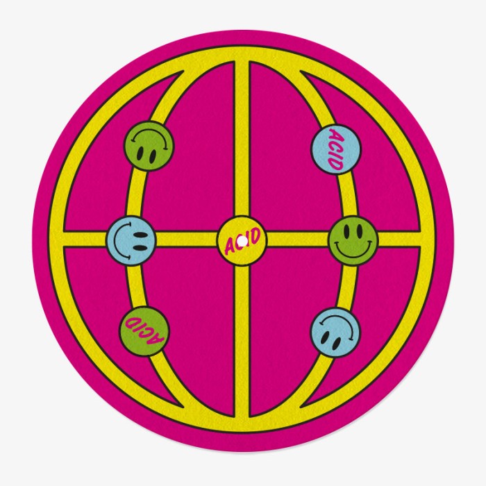 Acid Vinyl Slipmat | 12" Slipmat for Vinyl Turntable | Feylt