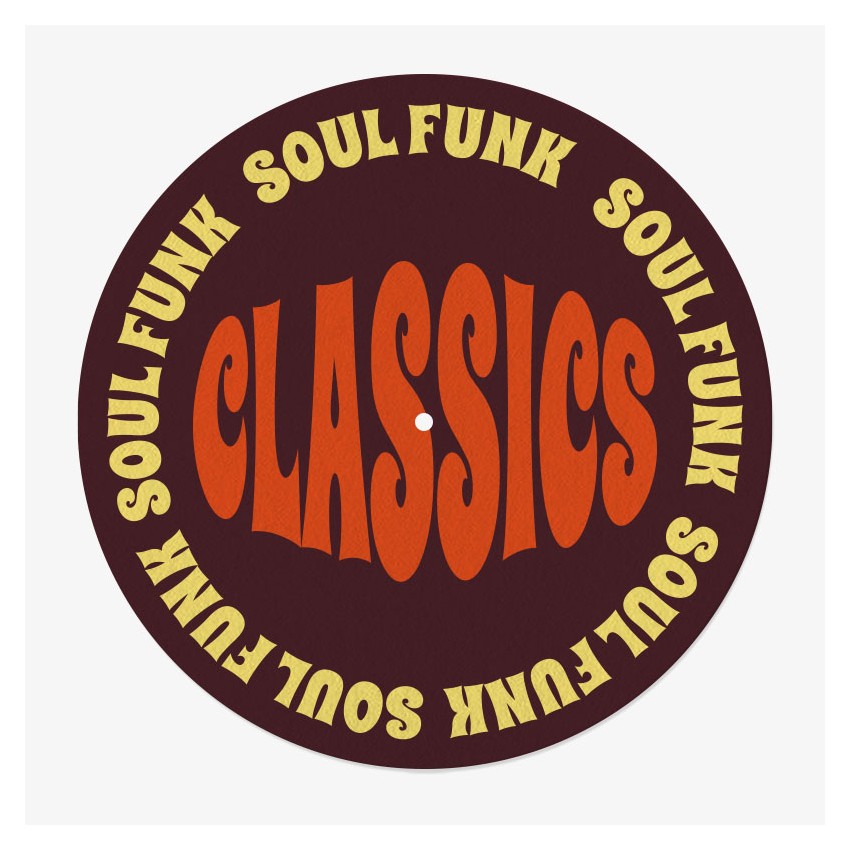 Soul Funk Vinyl Slipmat | Felt Printed in France | Feylt