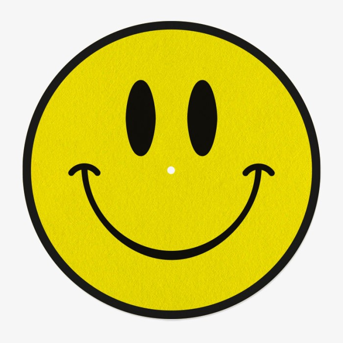 feutrine vinyle smiley