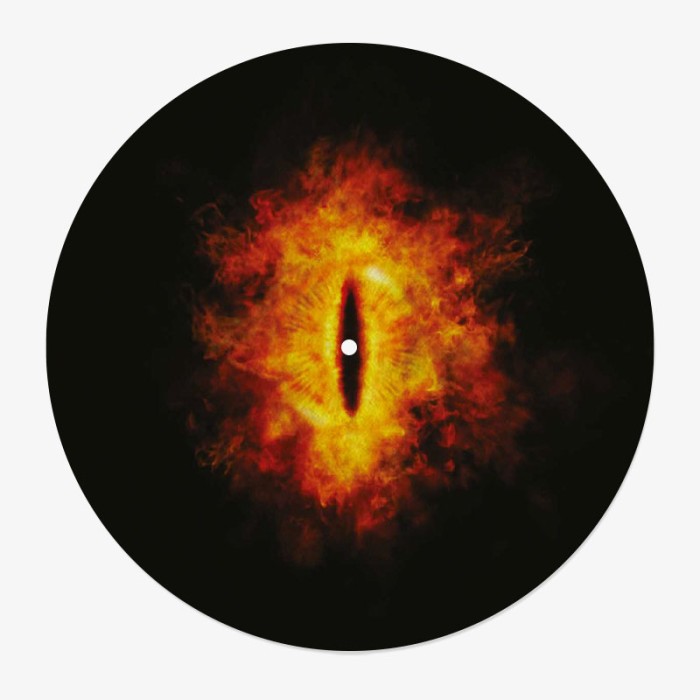 Sauron Vinyl Slipmat | 100% Made in France Printing | Feylt