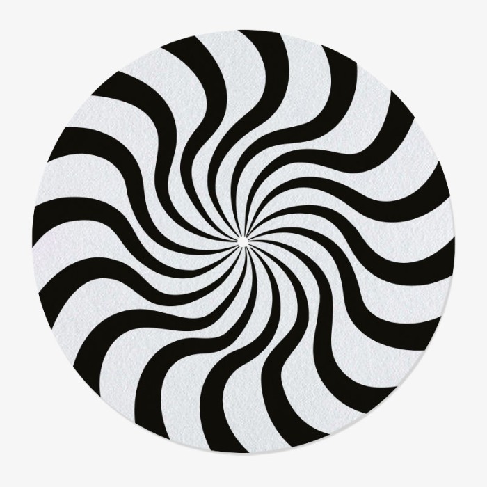 feutrine vinyle psychédélique