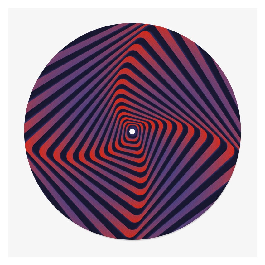 feutrine vinyle psychédélique
