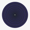feutrine vinyle psychédélique bleue