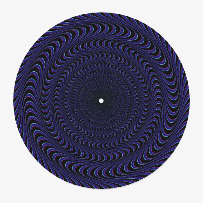 12" Psychedelic Vinyl Slipmat | High Quality Slipmat | Feylt