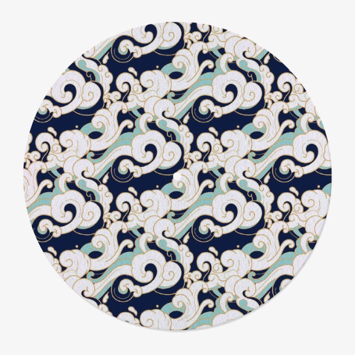 Japanese Wave Vinyl Slipmat | 100% French Printing | Feylt