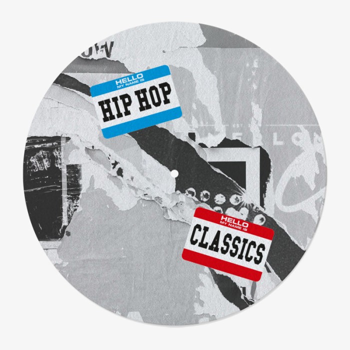 feutrine vinyle hip-hop