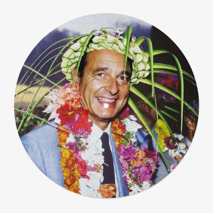 Chirac in Bora Bora Vinyl Slipmat | High Quality Slipmat | Feylt