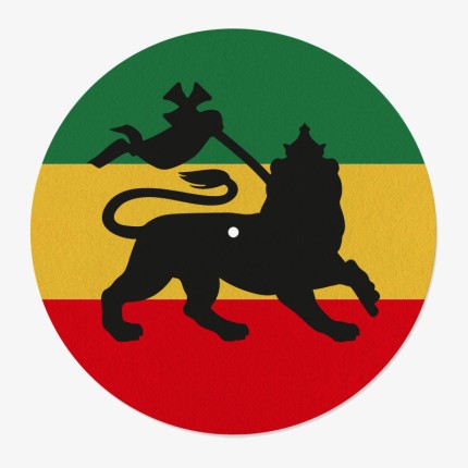 Reggae Vinyl Slipmat | 12" Slipmat for Vinyl Turntable | Feylt