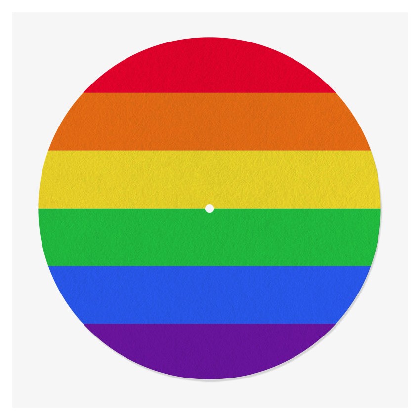 Pride Vinyl Slipmat | Colorfull Slipmat for Vinyl Turntable | Feylt