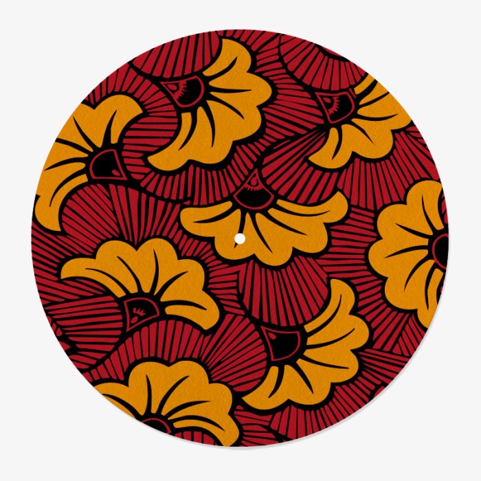 Wax Vinyl Slipmat | Wax Pattern Slipmat for Vinyl Turntable | Feylt