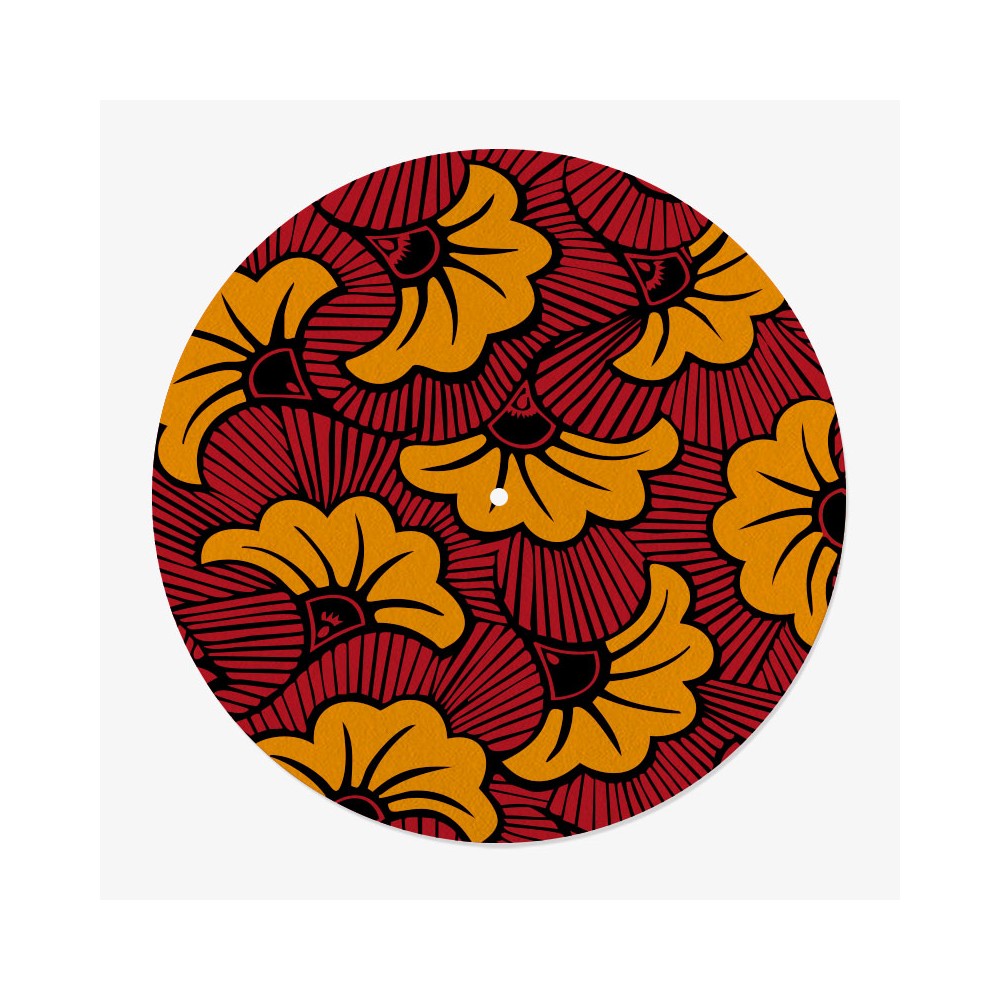 Wax Vinyl Slipmat | Wax Pattern Slipmat for Vinyl Turntable | Feylt