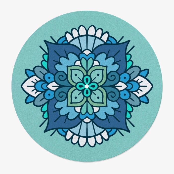 feutrine vinyle mandala