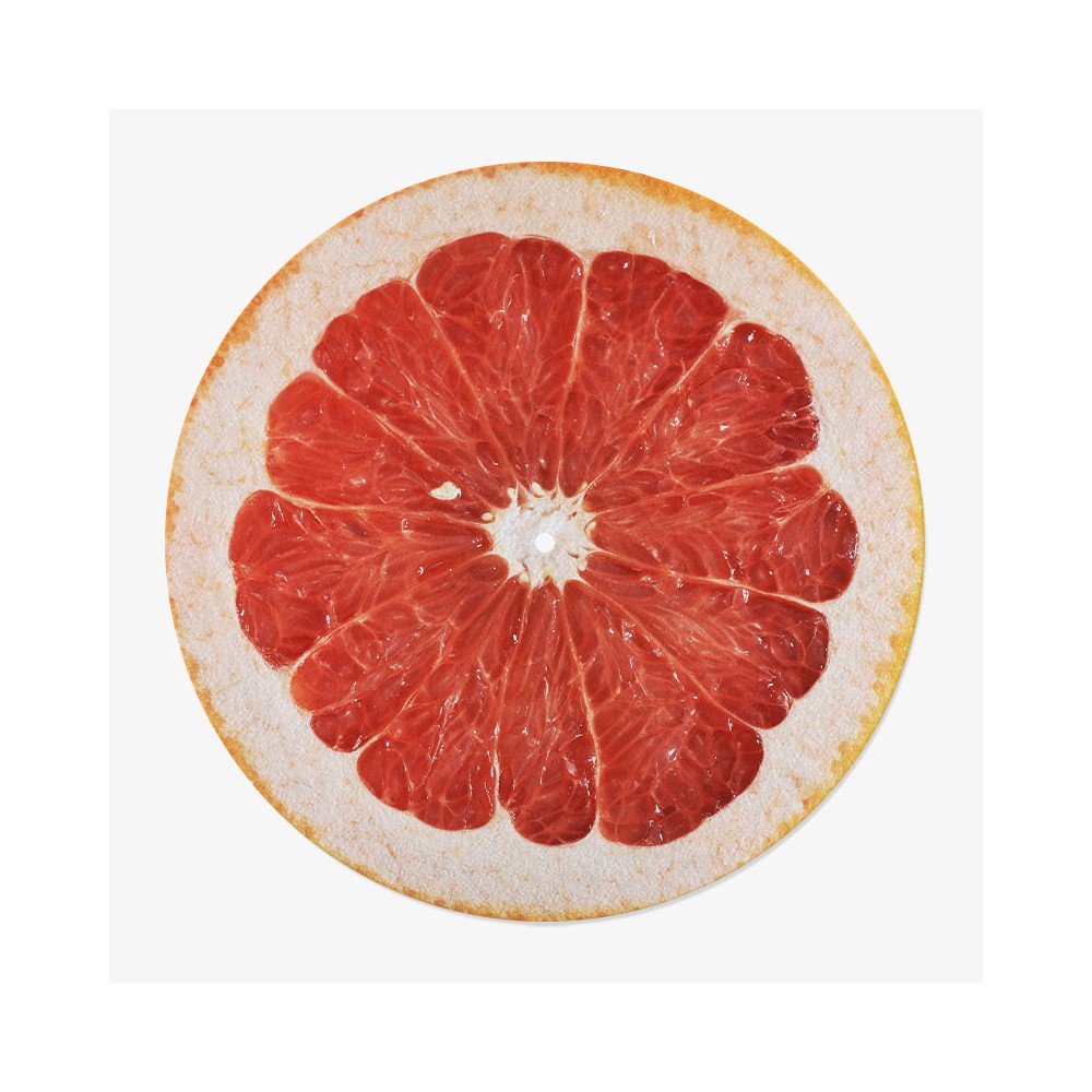 Citrus Vinyl Slipmat | Fun Citrus Slipmat for Vinyl Turntable | Feylt