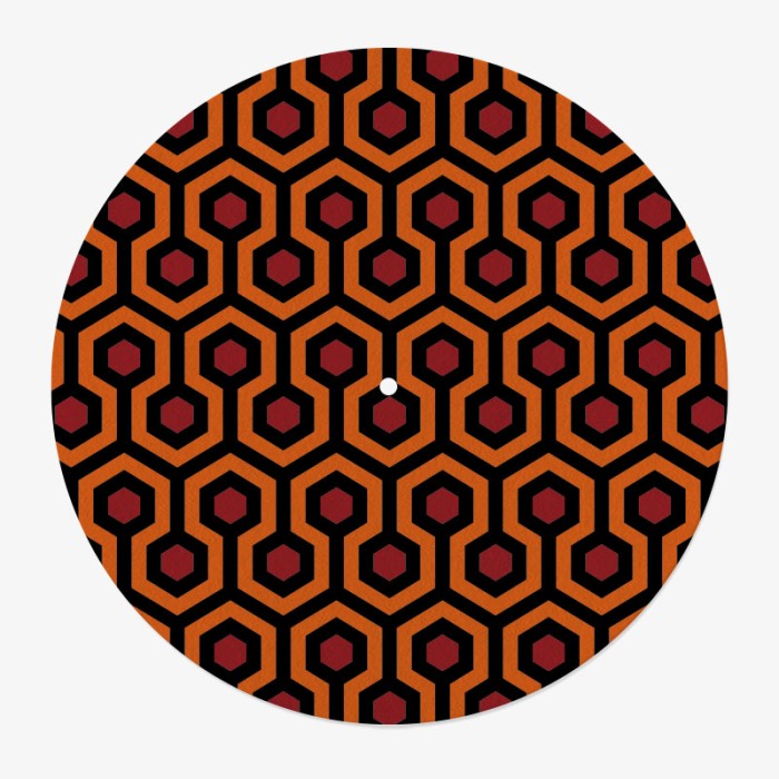 Kubrick Shining Vinyl Slipmat | Overlook Hotel Pattern Slipmat | Feylt