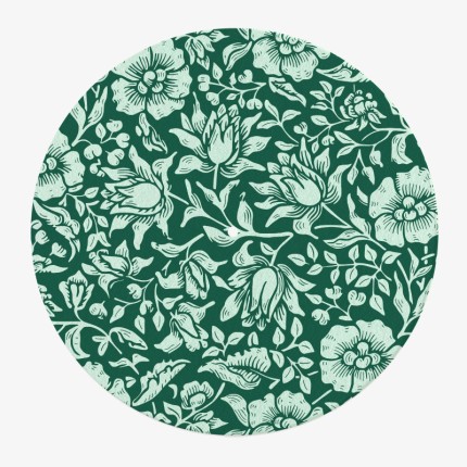 Flowery Vinyl Slipmat | 12 po Slipmat for Vinyl Turntable | Feylt