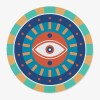 Eye Design Vinyl Slipmat | Design Slipmat for Vinyl Turntable | Feylt