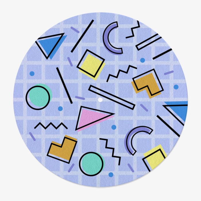 Memphis Vinyl Slipmat | Design Slipmat for Vinyl Turntable | Feylt