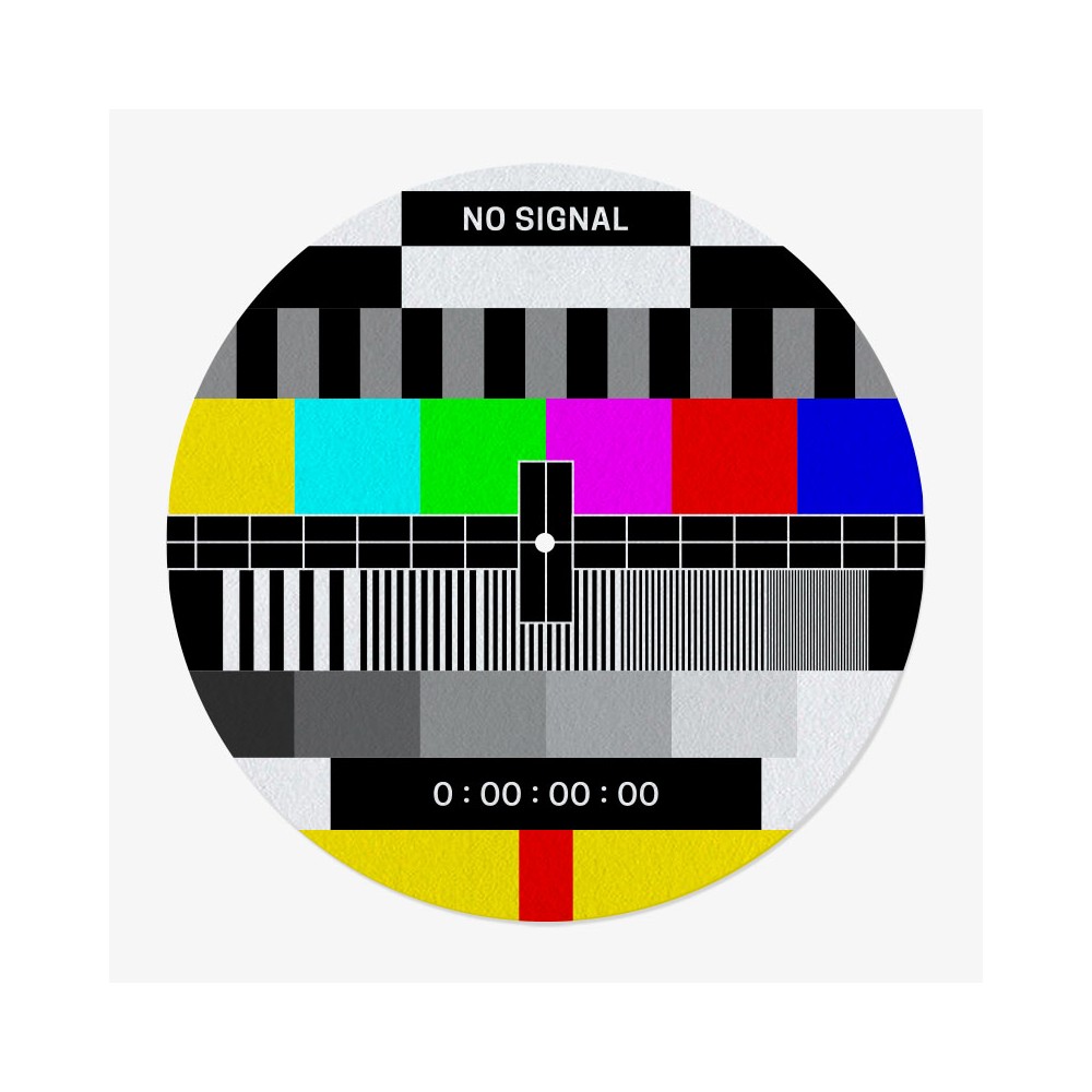 No Signal Vinyl Slipmat | Fun Slipmat for Vinyl Turntable | Feylt