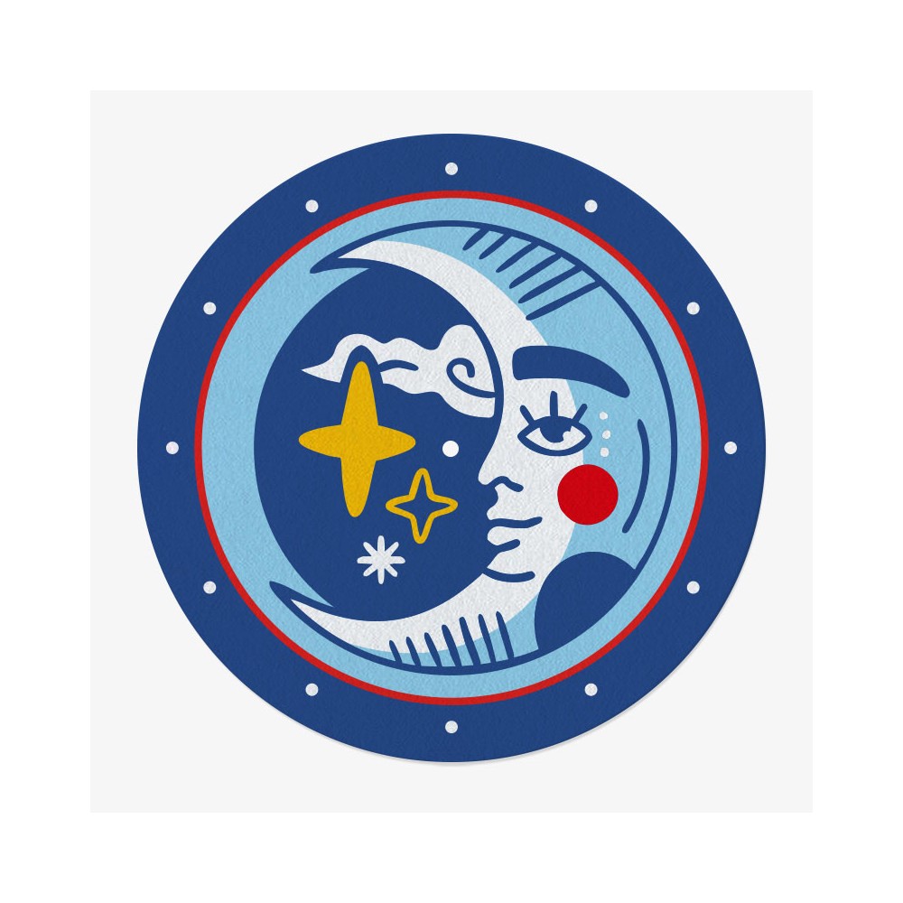 Moon Tarot Vinyl Slipmat | Fun Slipmat for Vinyl Turntable | Feylt