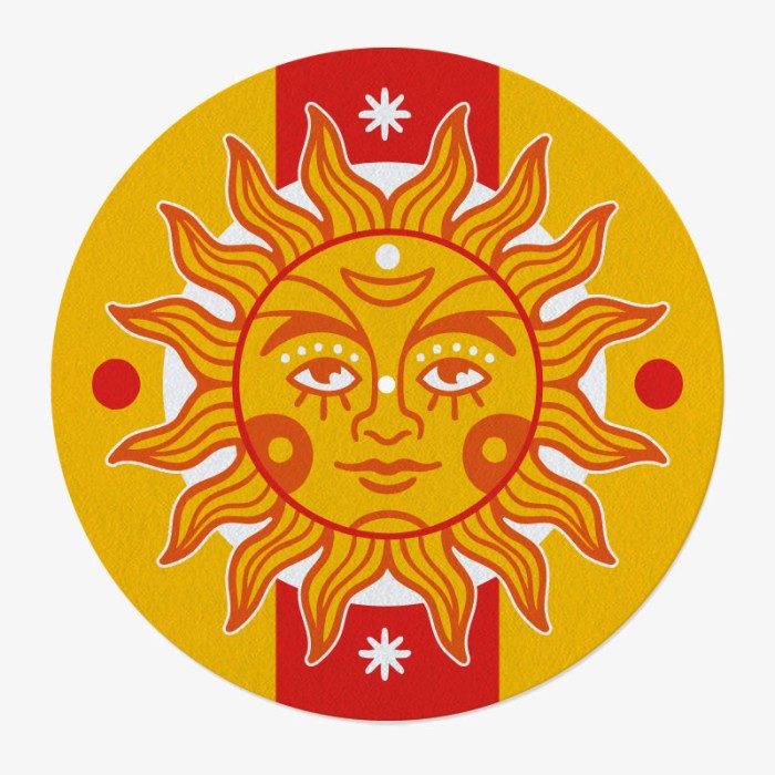 Feutrine Vinyle Tarot Soleil