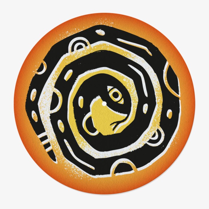 Snake Vinyl Slipmat | Design Turntable Slipmat | Feylt