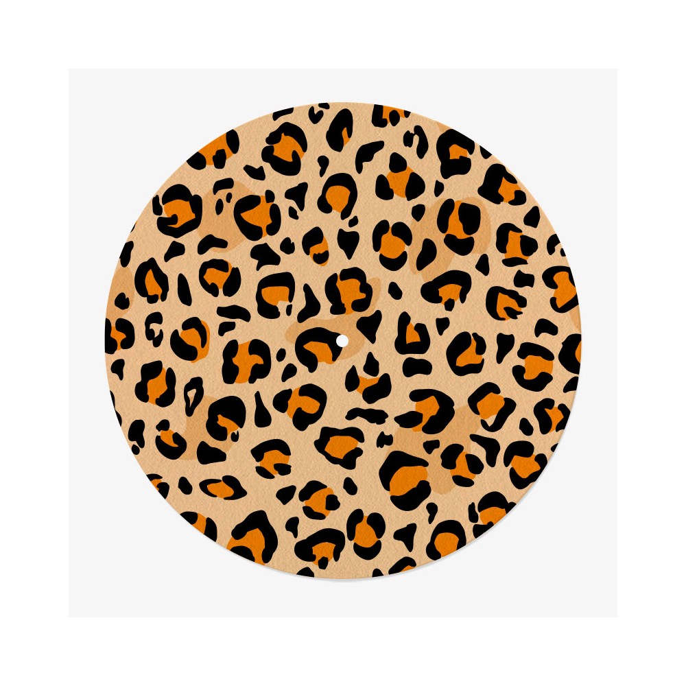 Panther Pattern Vinyl Slipmat | Original 12” Vinyl Slipmat | Feylt
