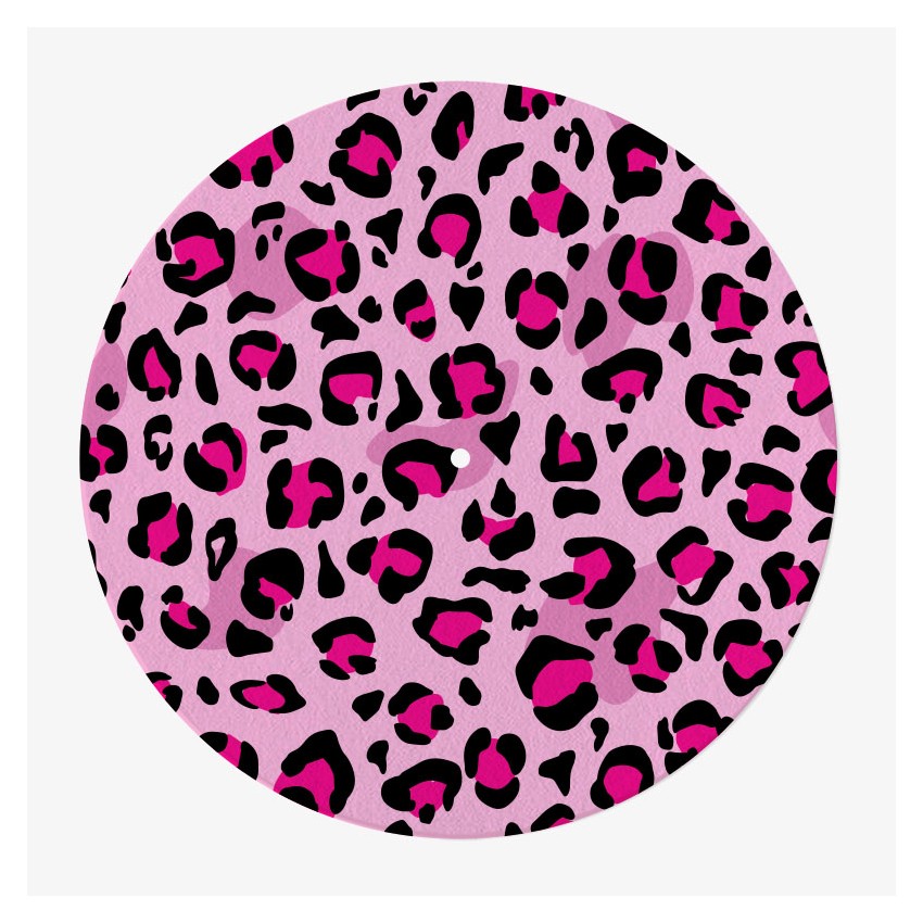 Feutrine Vinyle Motif Panthère Rose