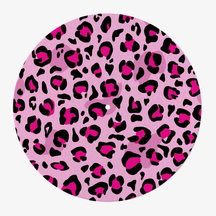 Feutrine Vinyle Motif Panthère Rose