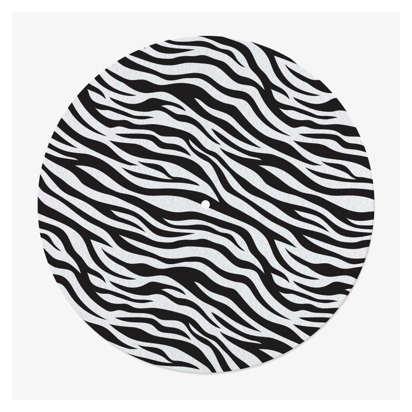 Feutrine Vinyle Motif Zèbre