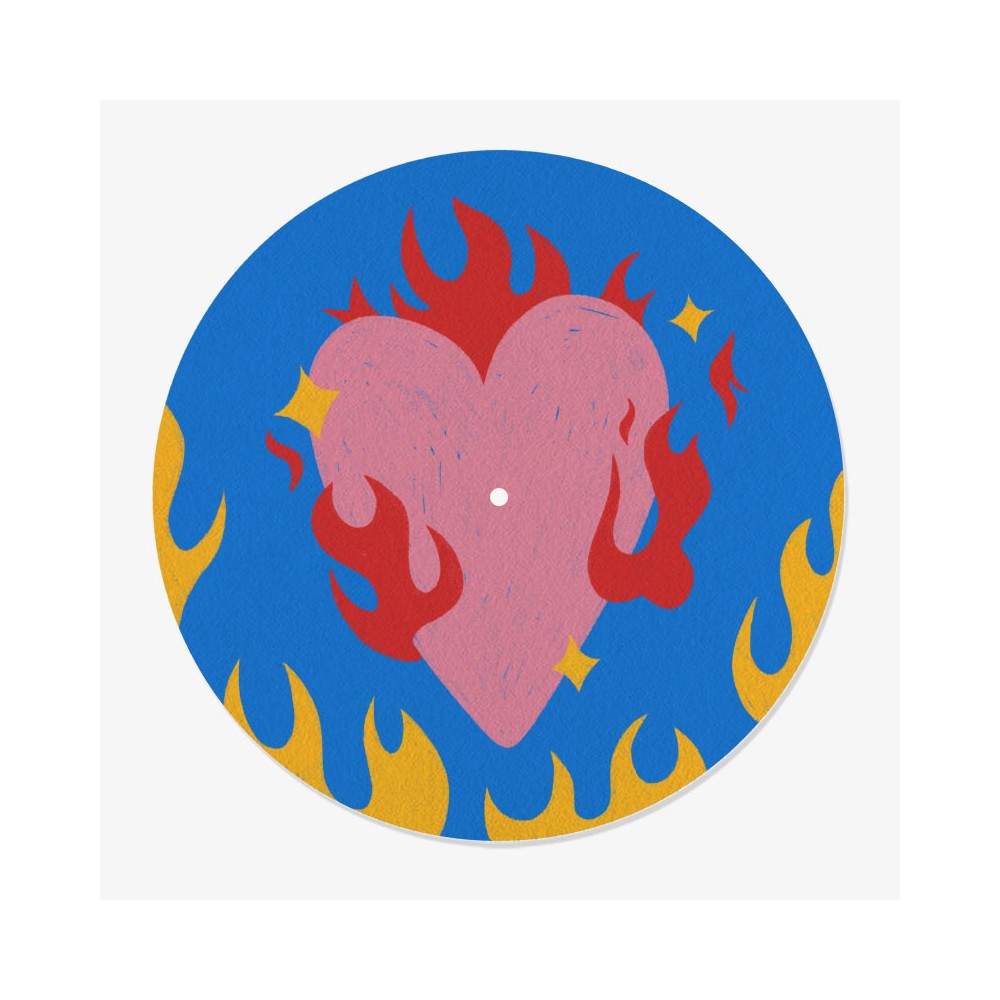 Feutrine Vinyle Coeur