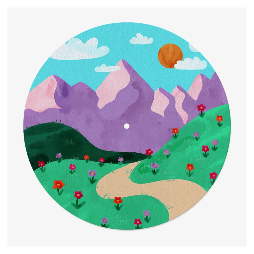 Mountains Vinyl Slipmat