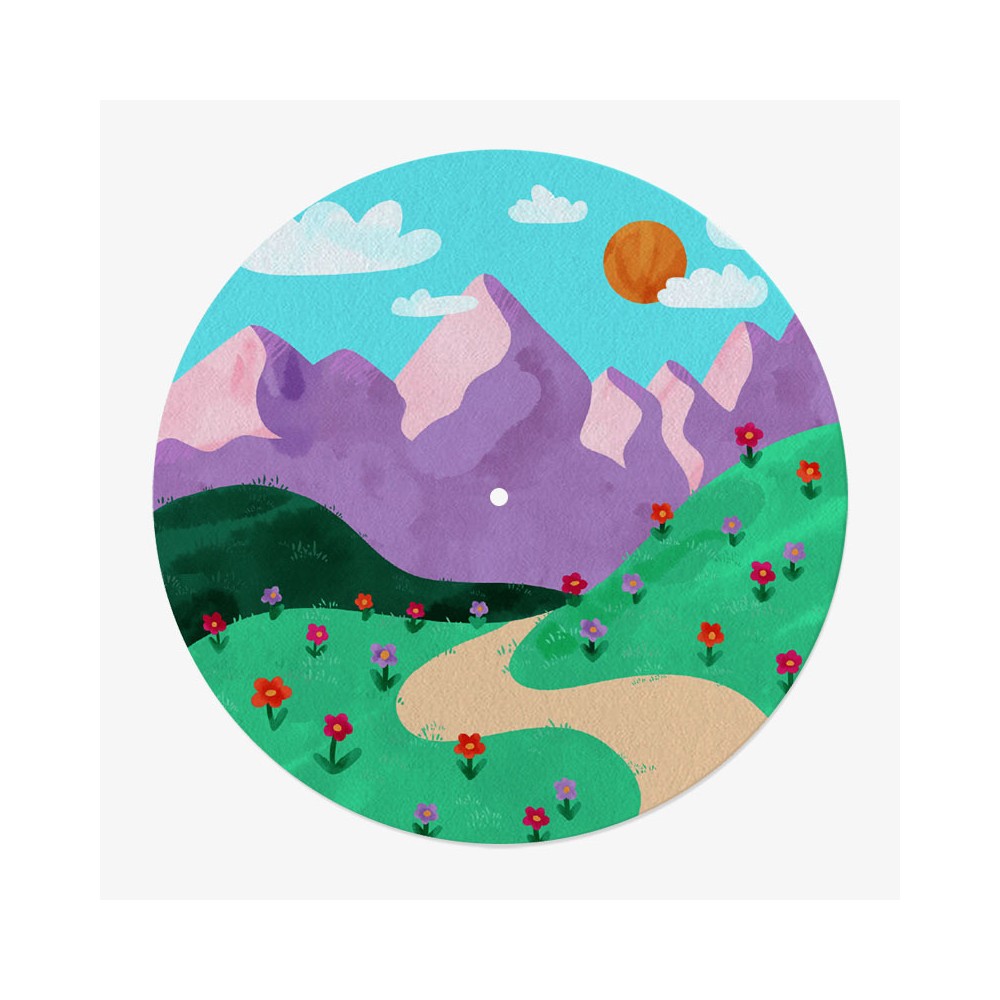 Mountains Vinyl Slipmat
