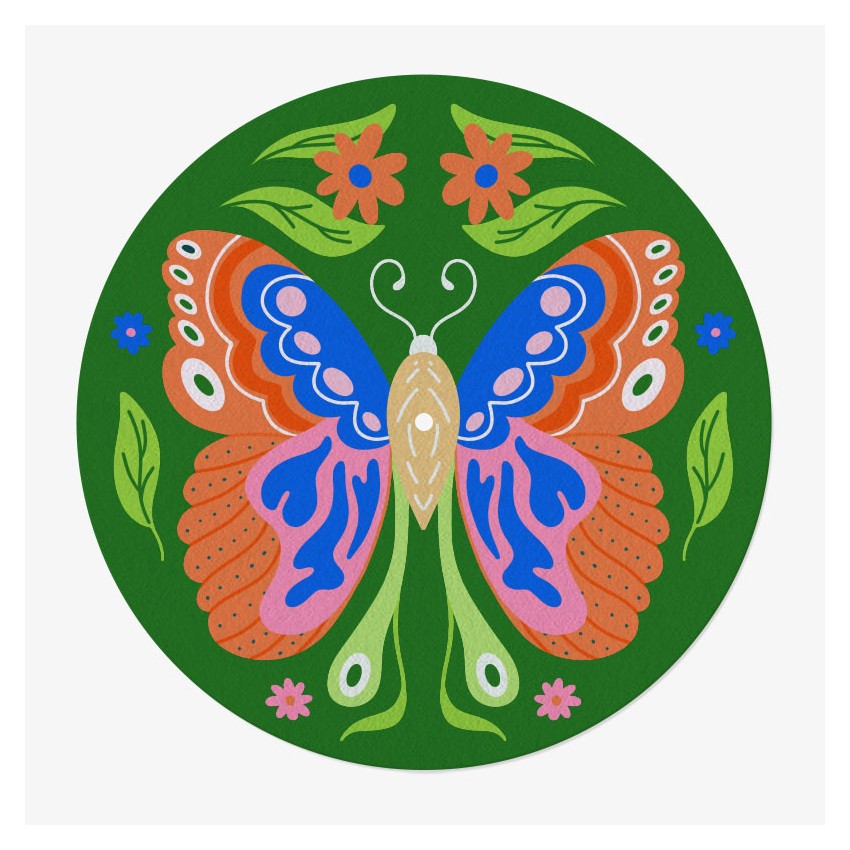 Butterfly Vinyl Slipmat