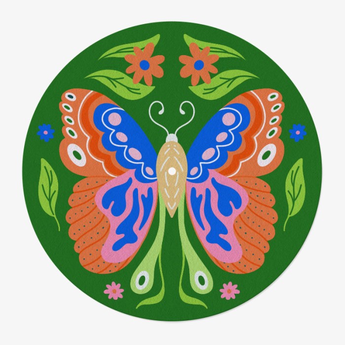 Feutrine Vinyle Papillon