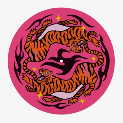 Pink Tiger Vinyl Slipmat